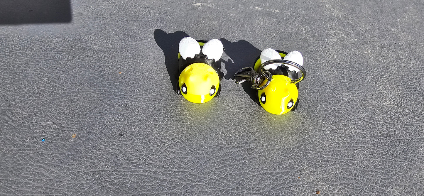 3D Printed Flexi Bumble Bee Key Chain